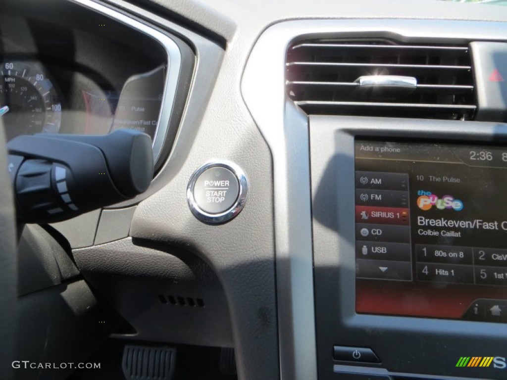 2013 Fusion Hybrid Titanium - Sterling Gray Metallic / Charcoal Black photo #31