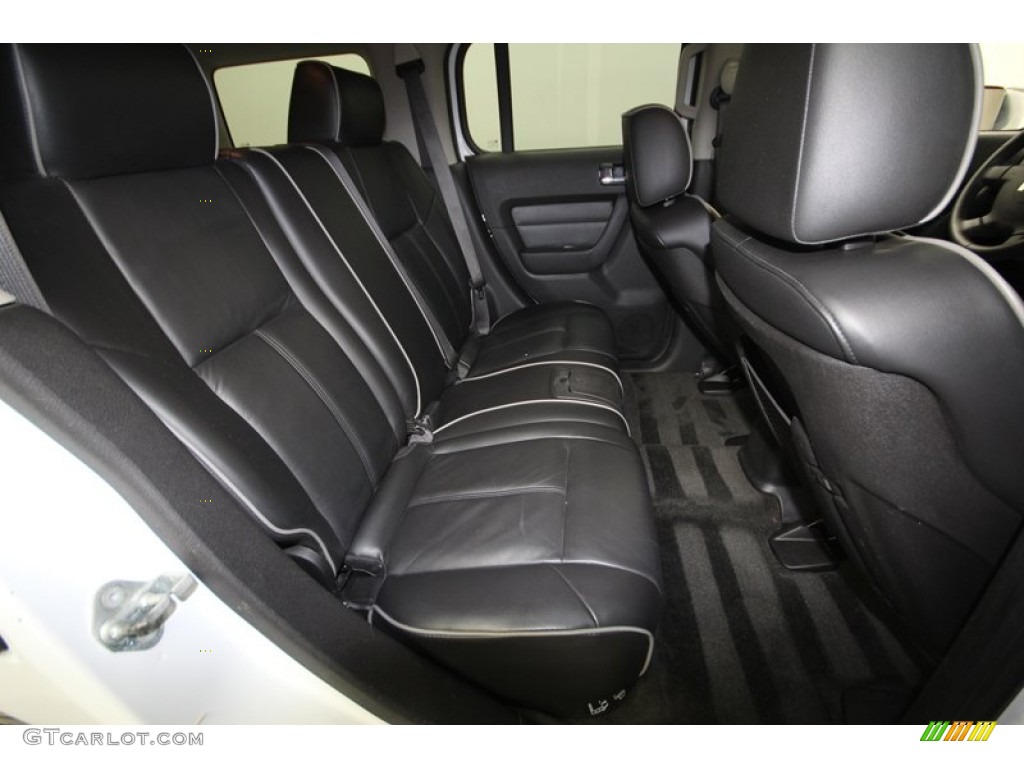 Ebony Black/Pewter Interior 2007 Hummer H3 Standard H3 Model Photo #80764152