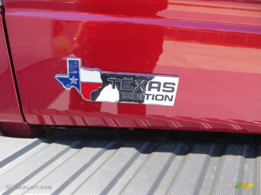 2013 F150 XLT SuperCrew - Ruby Red Metallic / Steel Gray photo #7