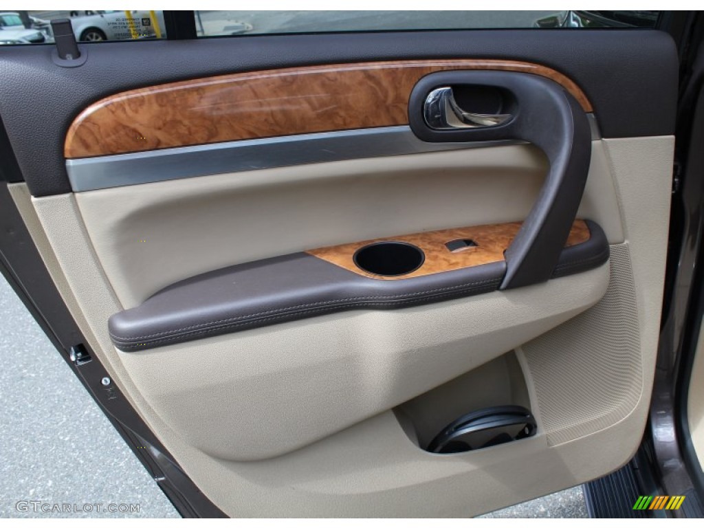 2010 Enclave CXL AWD - Cocoa Metallic / Cashmere/Cocoa photo #15