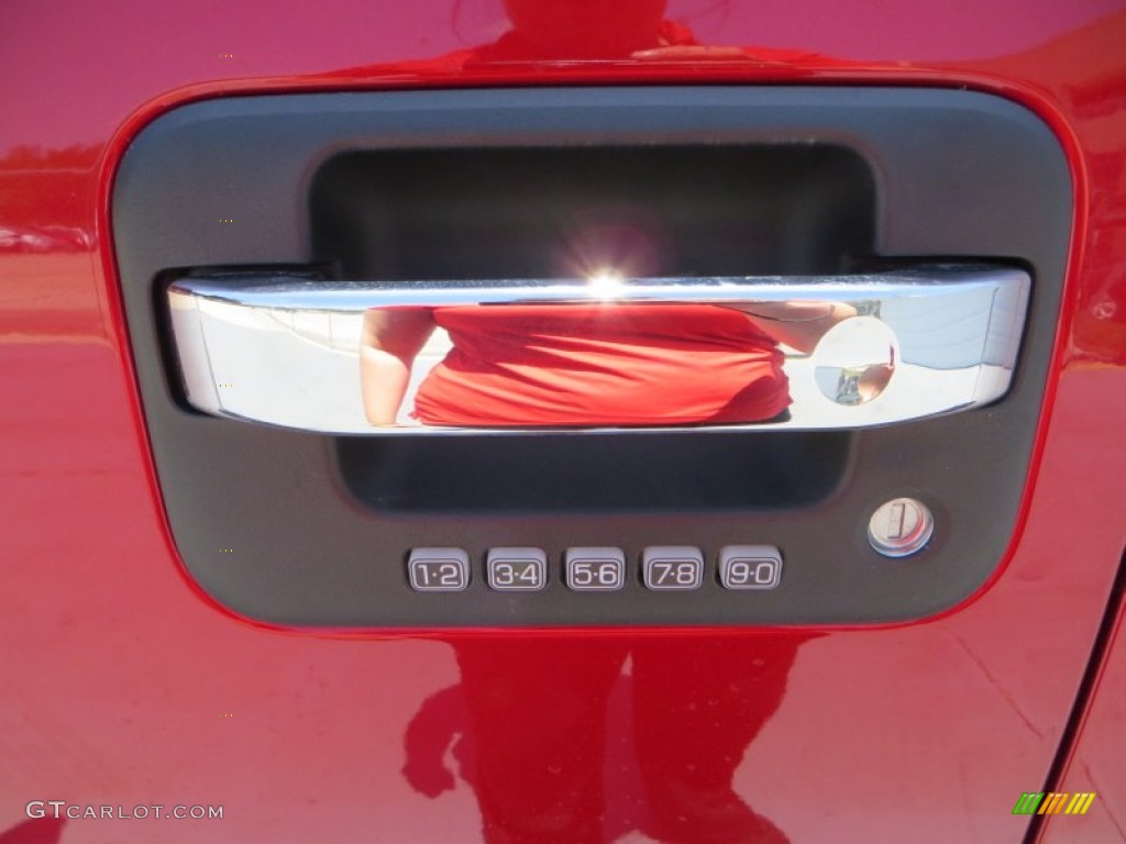 2013 F150 XLT SuperCrew - Ruby Red Metallic / Steel Gray photo #17