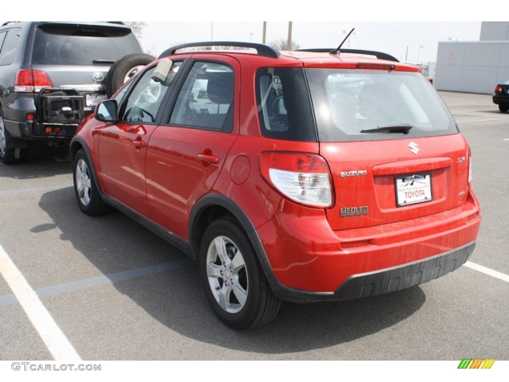 2011 SX4 Crossover Technology AWD - Vivid Red / Black photo #3