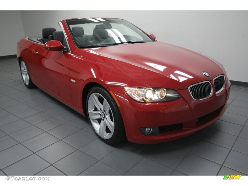 2009 3 Series 335i Convertible - Crimson Red / Black photo #1