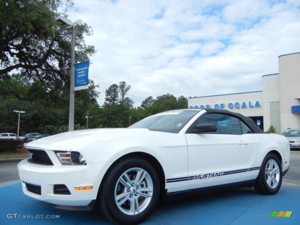 Performance White Ford Mustang
