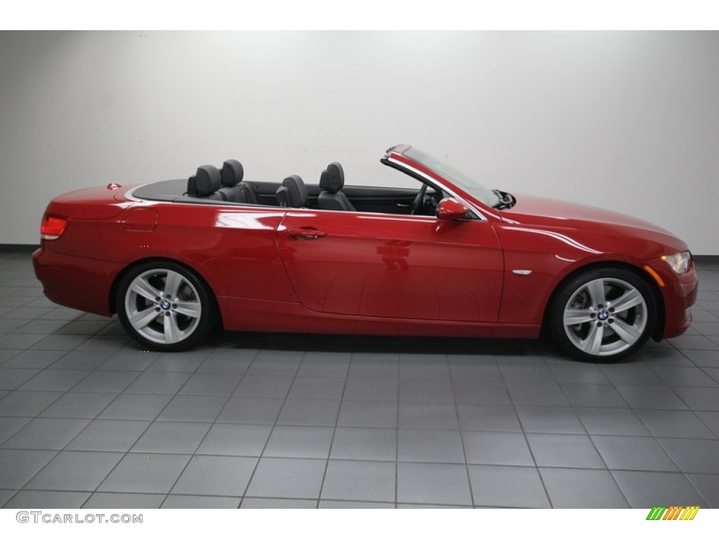 2009 3 Series 335i Convertible - Crimson Red / Black photo #7