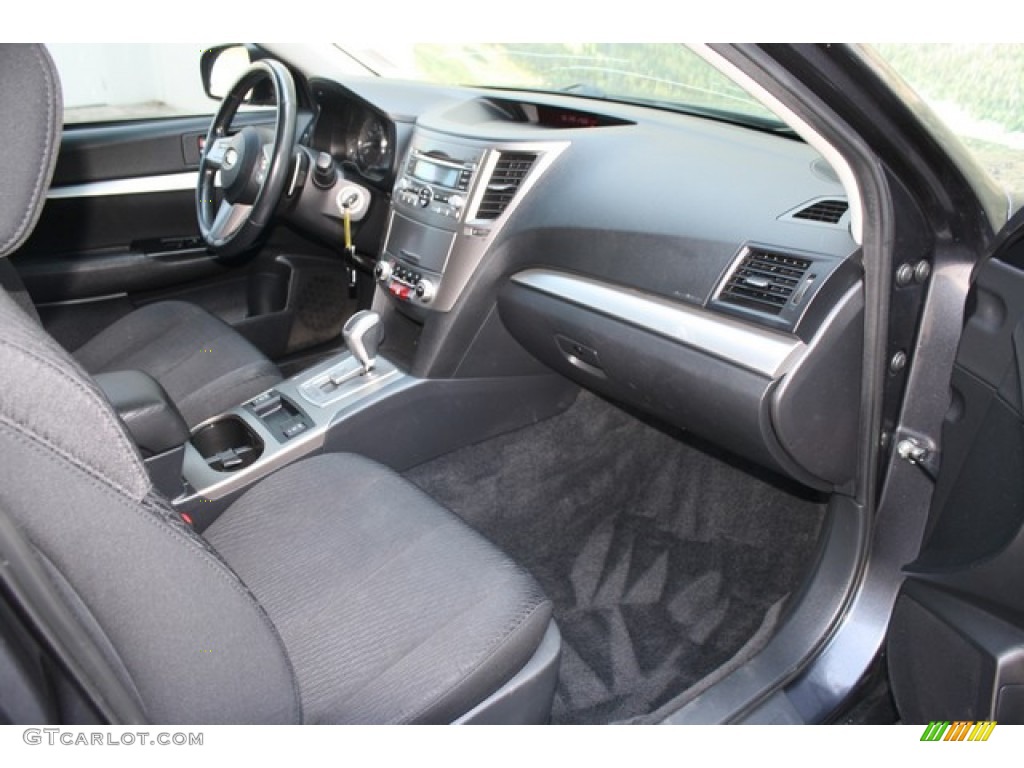 2011 Outback 2.5i Premium Wagon - Graphite Gray Metallic / Off Black photo #14