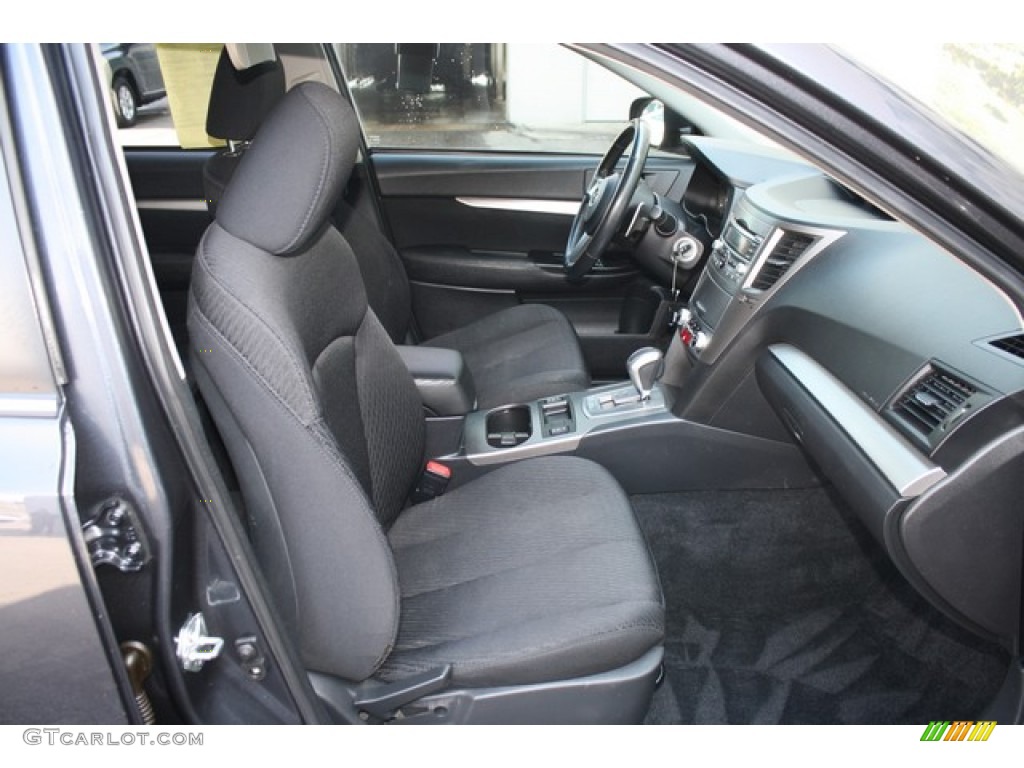 2011 Outback 2.5i Premium Wagon - Graphite Gray Metallic / Off Black photo #15