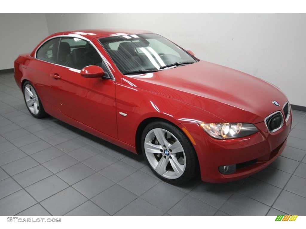 2009 3 Series 335i Convertible - Crimson Red / Black photo #10