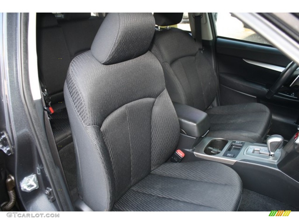 2011 Outback 2.5i Premium Wagon - Graphite Gray Metallic / Off Black photo #16