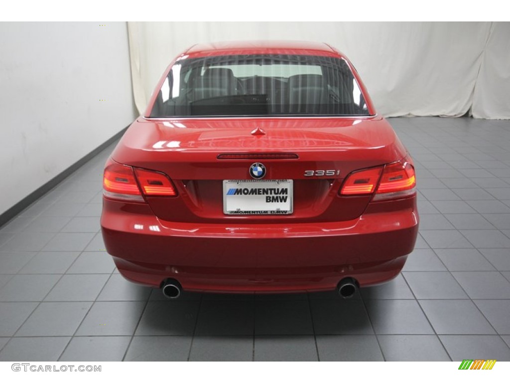 2009 3 Series 335i Convertible - Crimson Red / Black photo #13