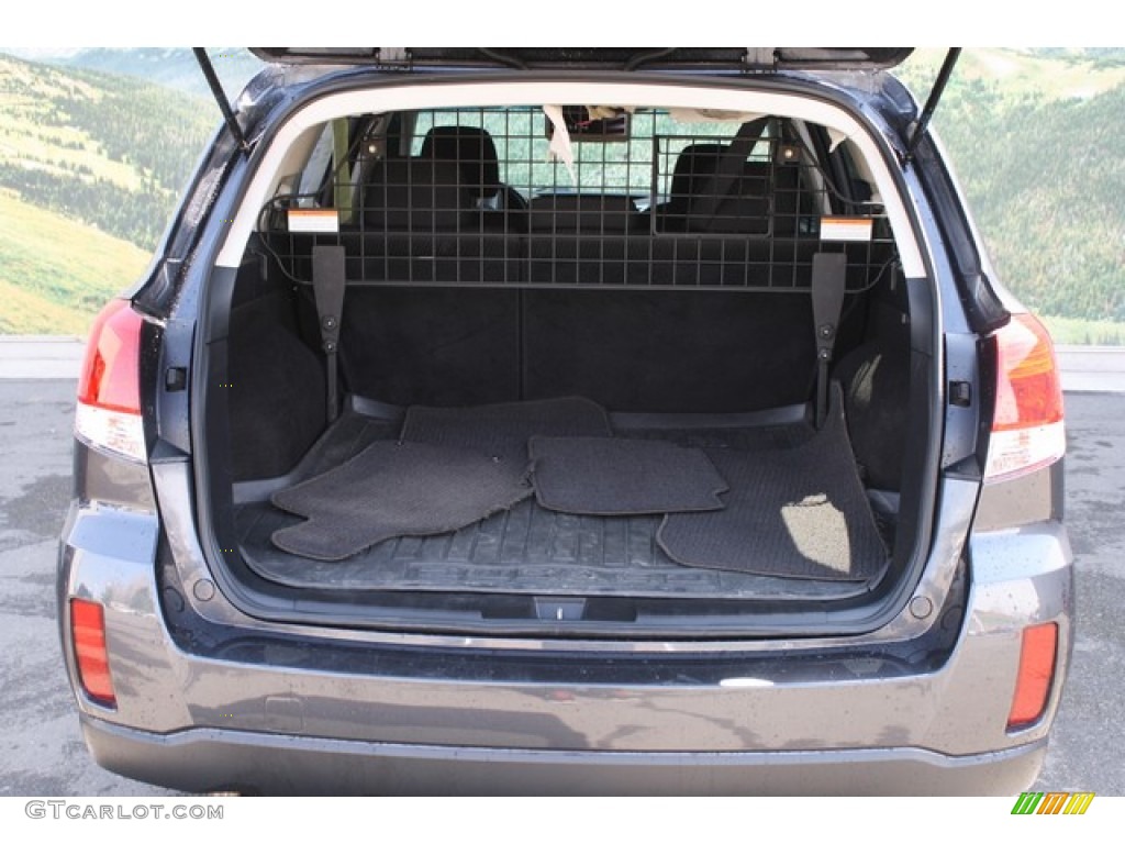 2011 Outback 2.5i Premium Wagon - Graphite Gray Metallic / Off Black photo #23