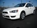 2008 Wicked White Mitsubishi Lancer DE  photo #1