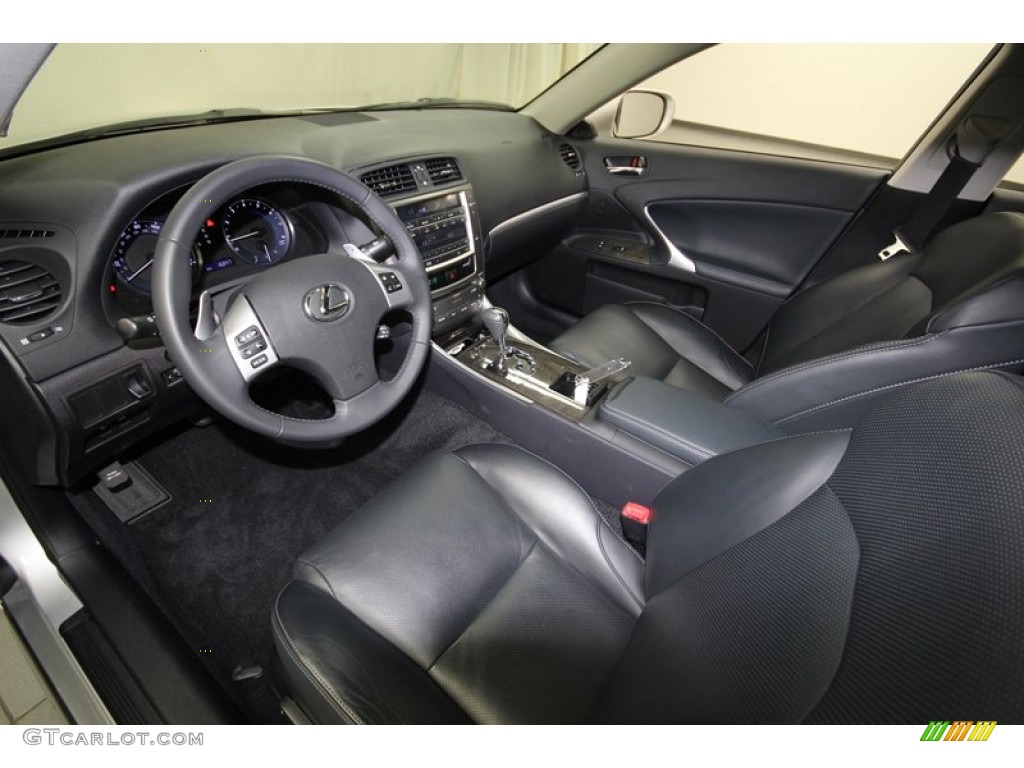 Black Interior 2011 Lexus IS 250 Photo #80766819