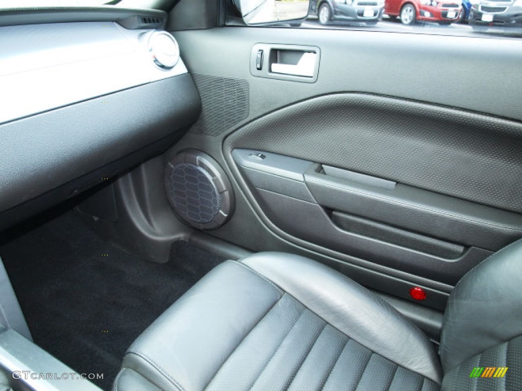 2009 Mustang GT Premium Coupe - Vapor Silver Metallic / Dark Charcoal photo #13