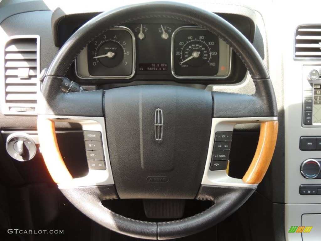 2008 MKX AWD - Vapor Silver Metallic / Charcoal Black photo #22