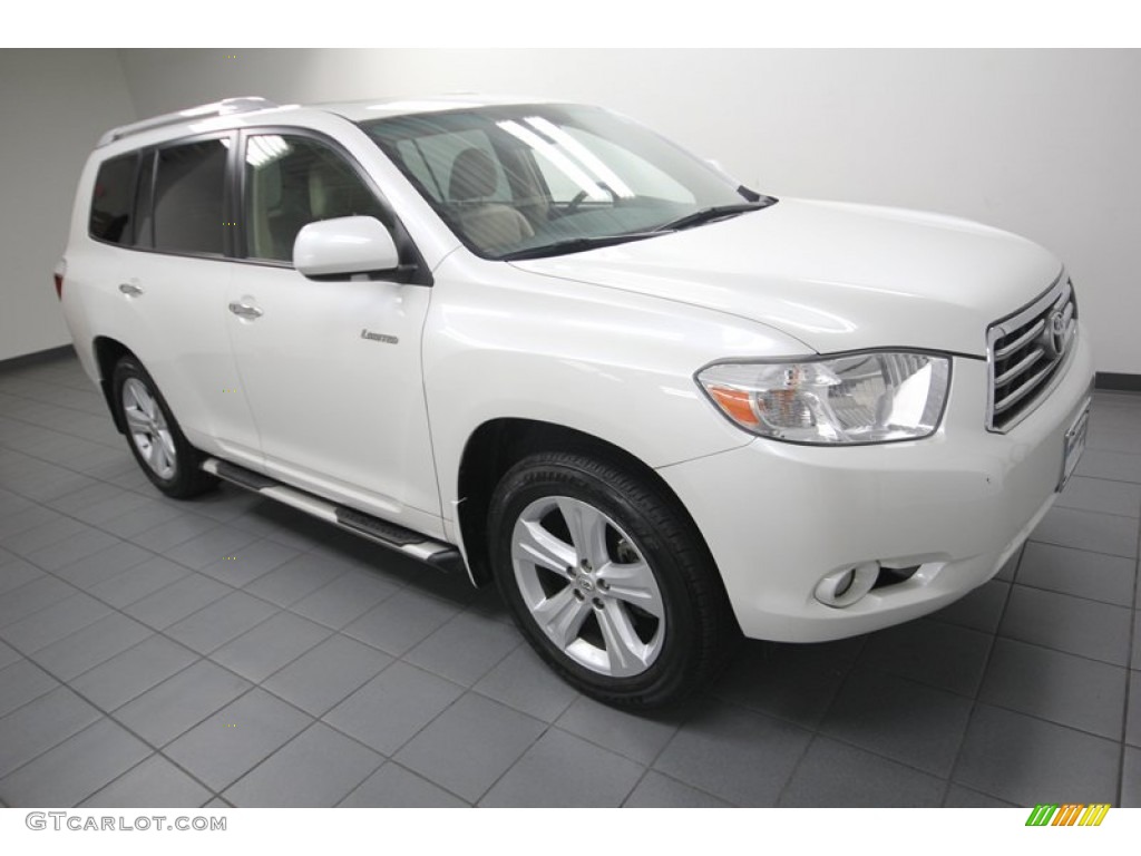 Blizzard White Pearl 2009 Toyota Highlander Limited Exterior Photo #80767783