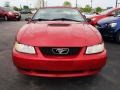 2000 Laser Red Metallic Ford Mustang GT Convertible  photo #9