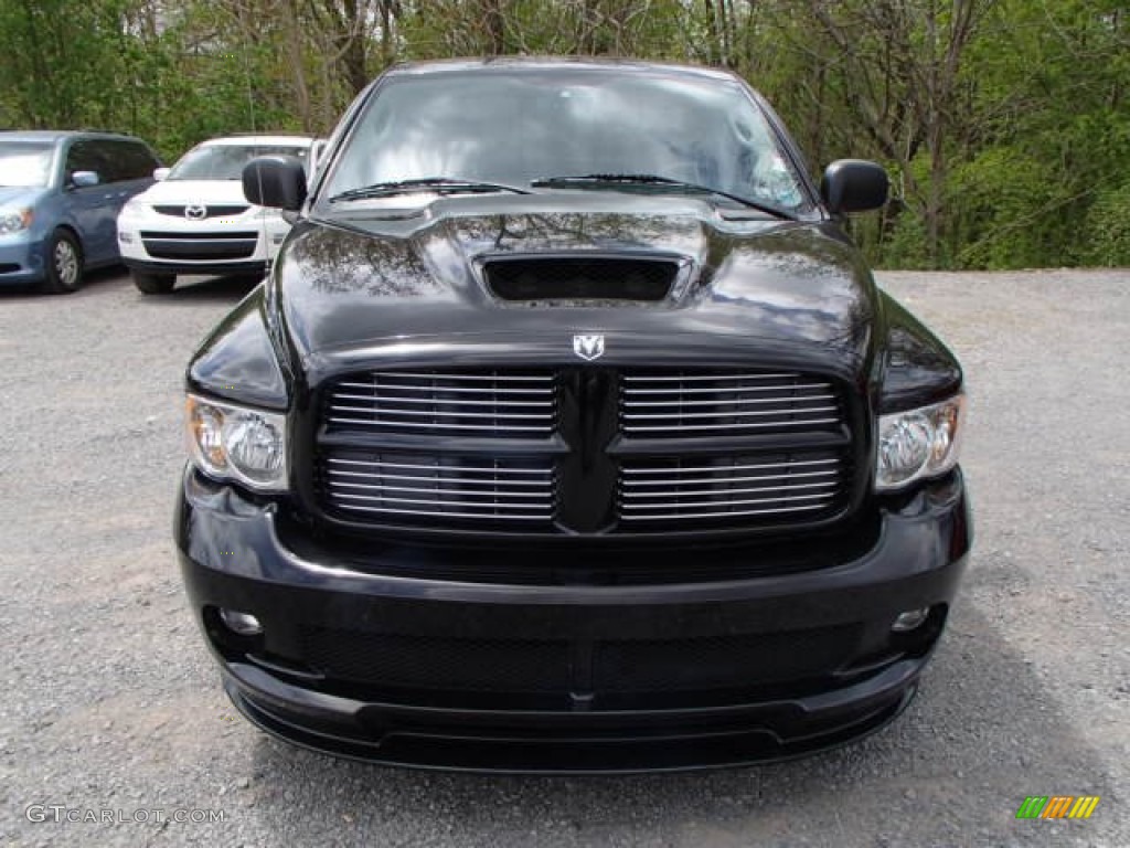 2005 Ram 1500 SRT-10 Regular Cab - Black / Dark Slate Gray photo #2