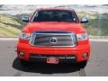 2010 Radiant Red Toyota Tundra Limited CrewMax 4x4  photo #7