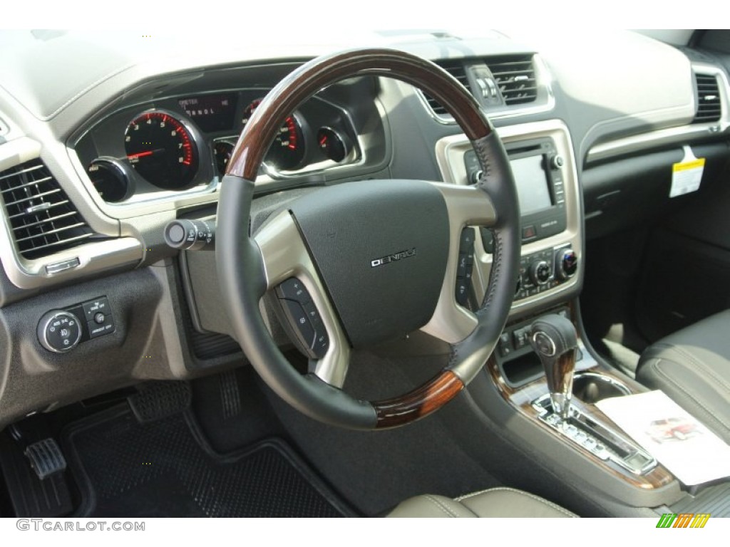 2013 Acadia Denali - Carbon Black Metallic / Ebony photo #21