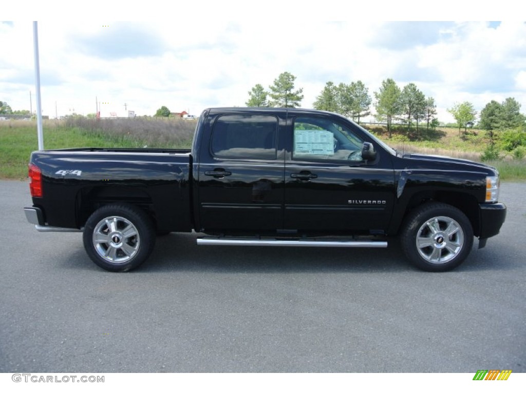 2013 Silverado 1500 LTZ Crew Cab 4x4 - Black / Ebony photo #6