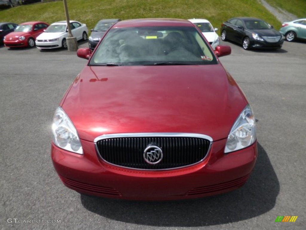 2008 Lucerne CXL - Crystal Red Tintcoat / Cocoa/Cashmere photo #2