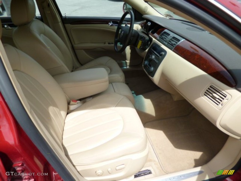 2008 Lucerne CXL - Crystal Red Tintcoat / Cocoa/Cashmere photo #10