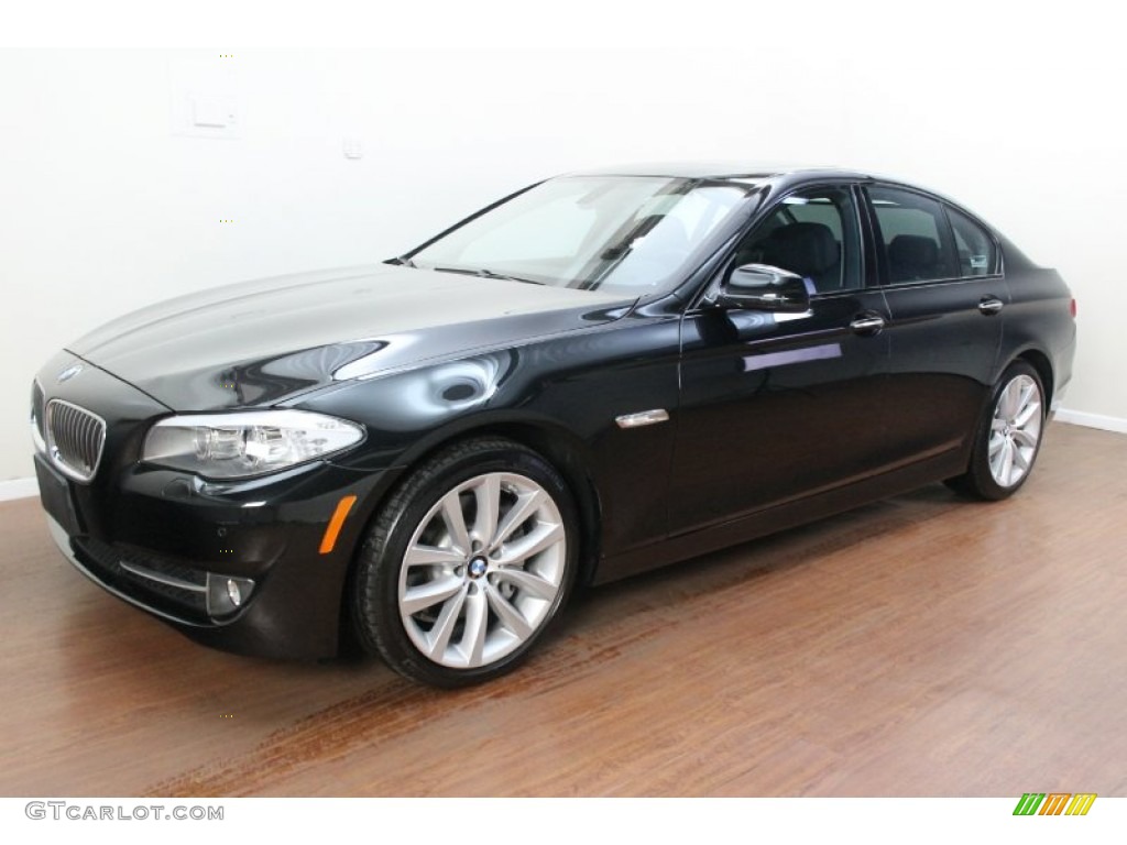 Black Sapphire Metallic 2011 BMW 5 Series 535i Sedan Exterior Photo #80769285