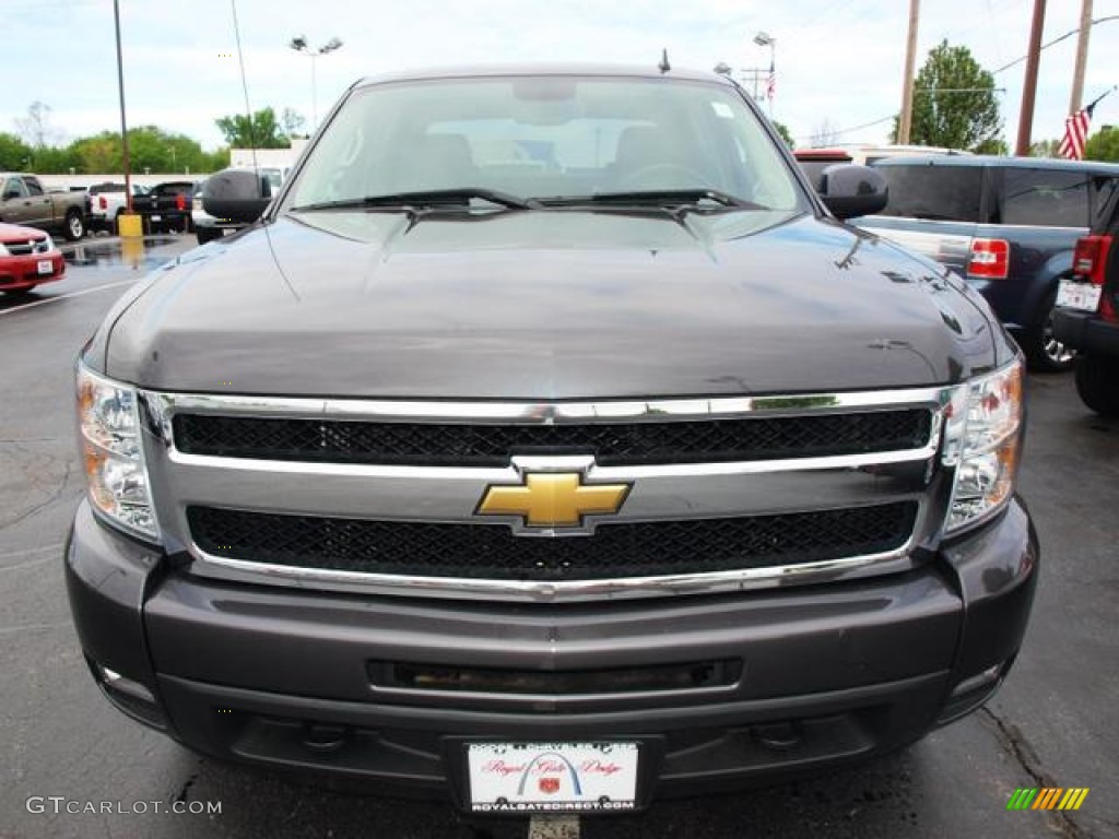 2011 Silverado 1500 LTZ Crew Cab 4x4 - Taupe Gray Metallic / Ebony photo #7