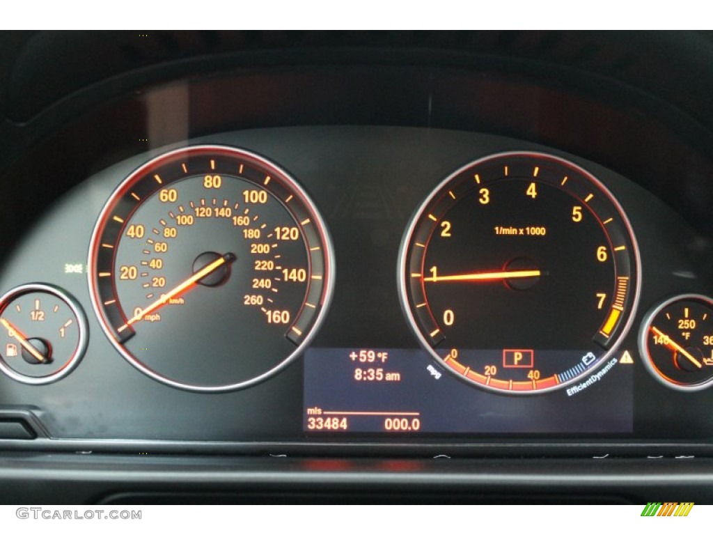 2011 BMW 5 Series 535i Sedan Gauges Photo #80769555