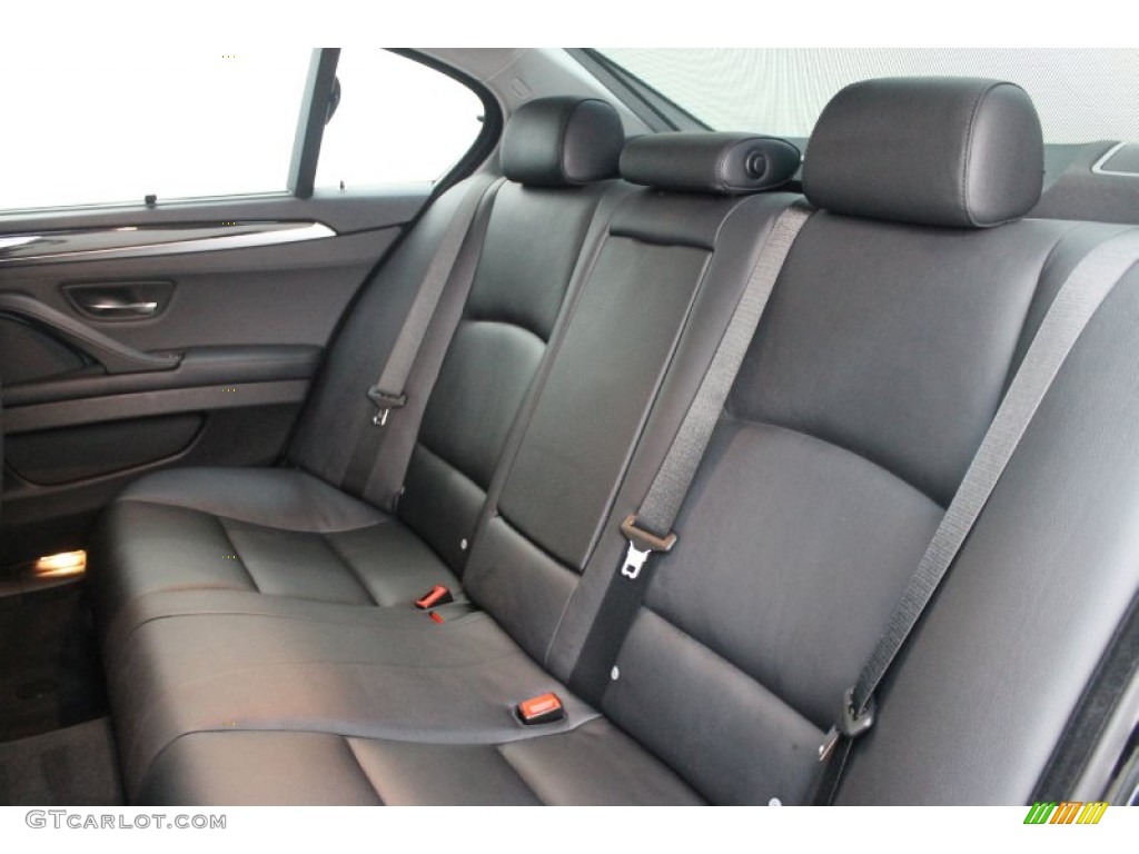 Black Interior 2011 BMW 5 Series 535i Sedan Photo #80769813