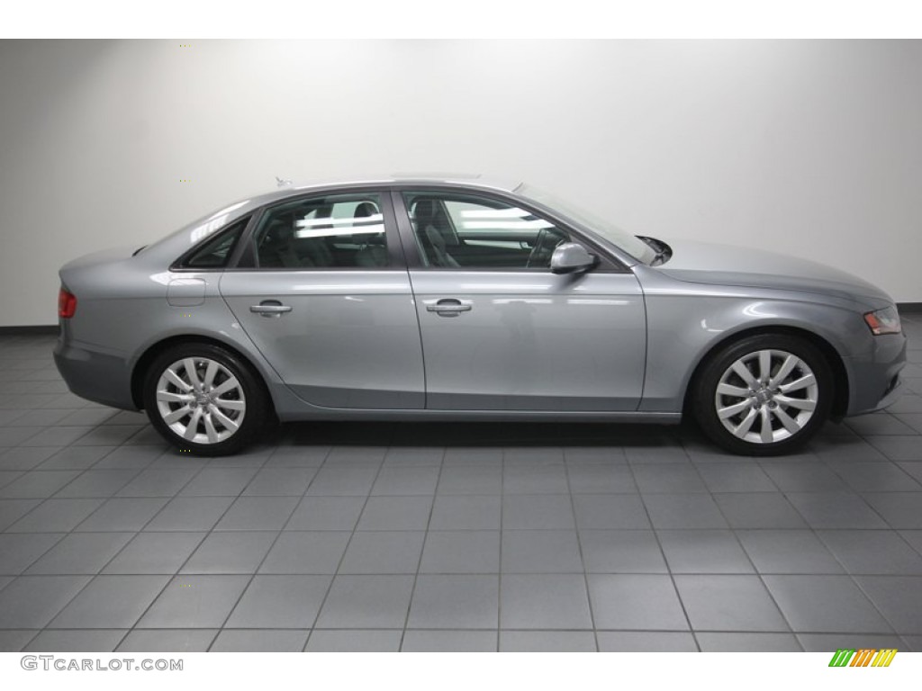 2010 A4 2.0T Sedan - Quartz Gray Metallic / Black photo #7