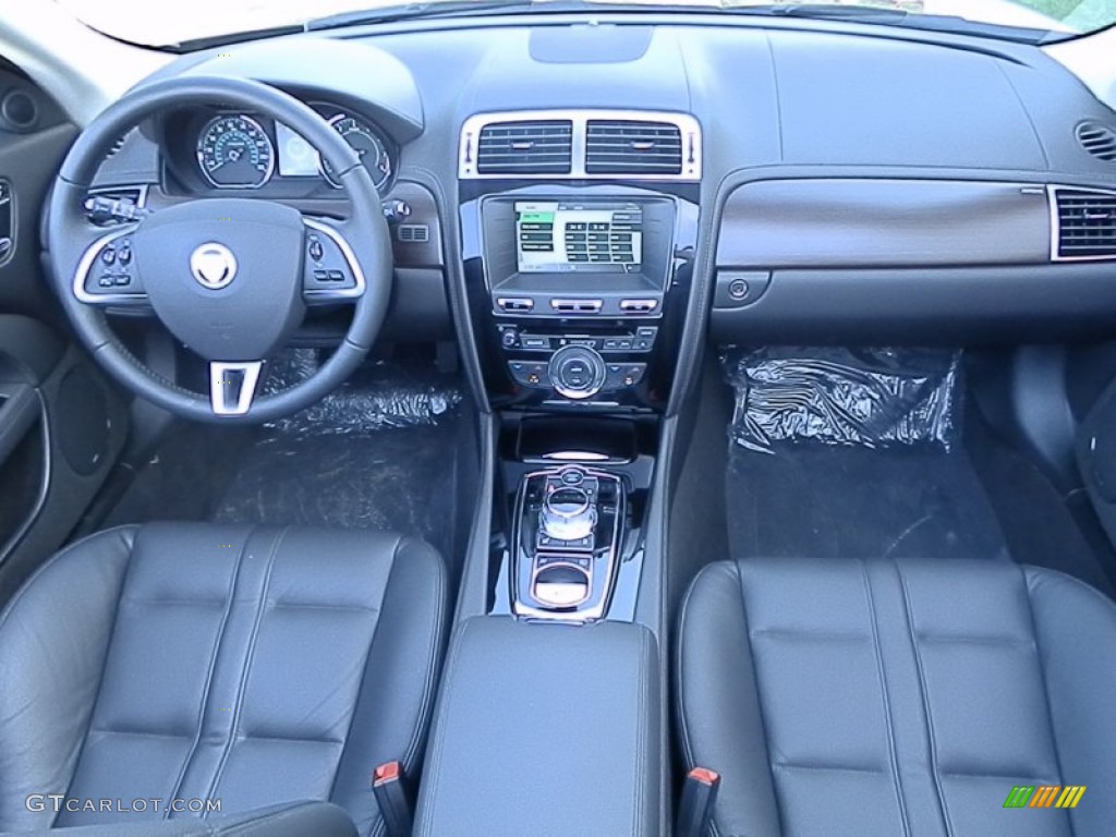2013 Jaguar XK XK Convertible Warm Charcoal Dashboard Photo #80770644