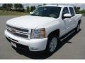2013 Summit White Chevrolet Silverado 1500 LTZ Crew Cab 4x4  photo #1