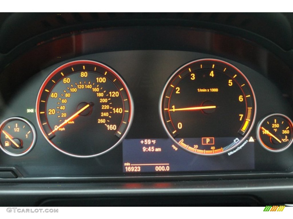 2011 BMW 5 Series 528i Sedan Gauges Photo #80771404