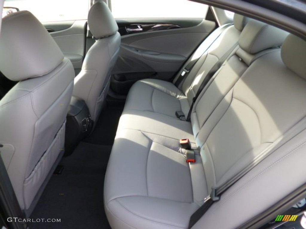 2013 Sonata Limited - Pacific Blue Pearl / Gray photo #13