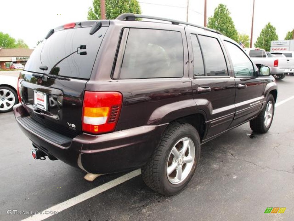 2004 Grand Cherokee Limited 4x4 - Deep Lava Red Metallic / Dark Slate Gray photo #4