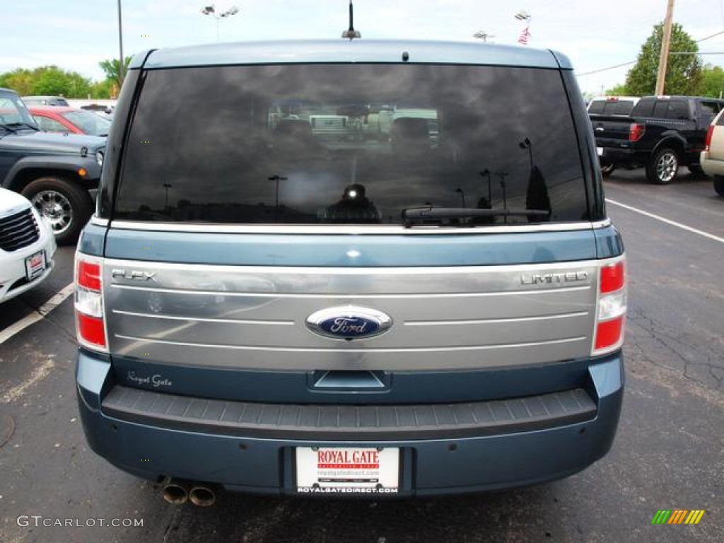 2010 Flex Limited - Steel Blue Metallic / Medium Light Stone photo #6