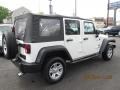 2008 Stone White Jeep Wrangler Unlimited X 4x4  photo #7