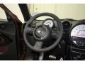 2013 Mini Cooper Copper/Carbon Lounge Leather Interior Steering Wheel Photo