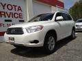 2010 Blizzard White Pearl Toyota Highlander V6 4WD  photo #1