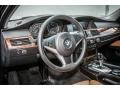 2008 BMW 5 Series Natural Brown Interior Dashboard Photo