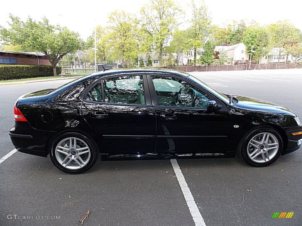 Black 2007 Saab 9-3 2.0T Sport Sedan Exterior Photo #80776197