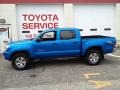 2008 Speedway Blue Toyota Tacoma V6 PreRunner TRD Double Cab  photo #3