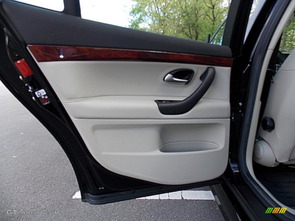 2007 Saab 9-3 2.0T Sport Sedan Parchment Door Panel Photo #80776417