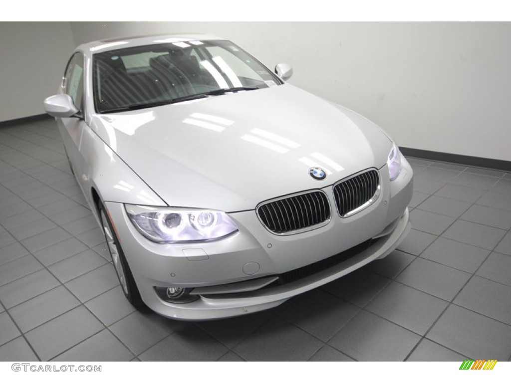 2013 3 Series 328i Coupe - Titanium Silver Metallic / Black photo #5