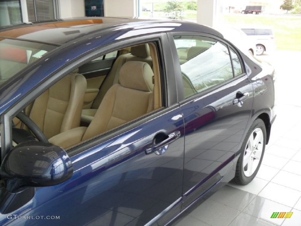 2006 Civic EX Sedan - Royal Blue Pearl / Gray photo #8