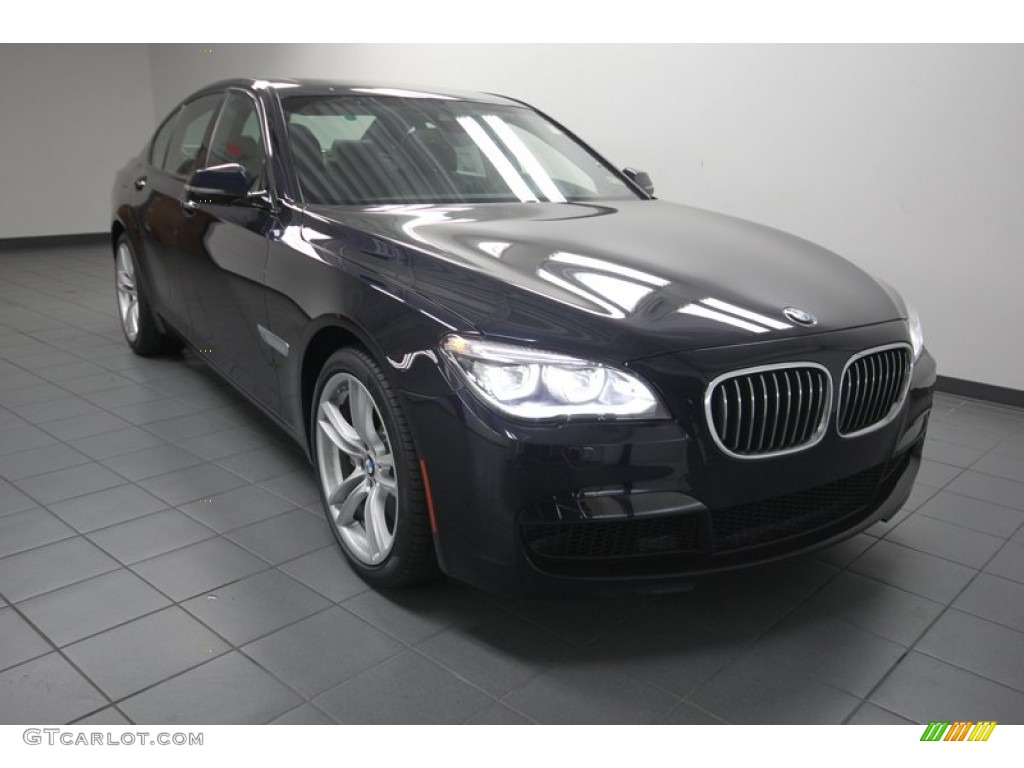2013 7 Series 750i Sedan - Carbon Black Metallic / Black photo #1