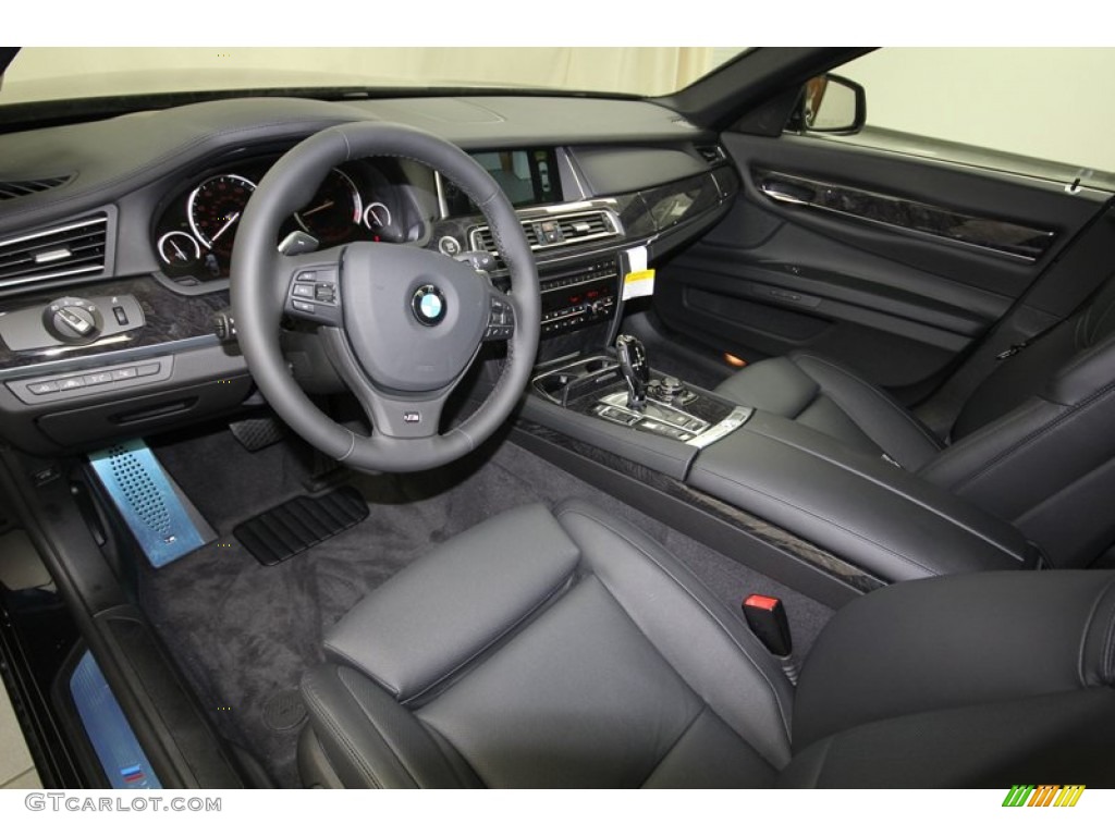 2013 7 Series 750i Sedan - Carbon Black Metallic / Black photo #3