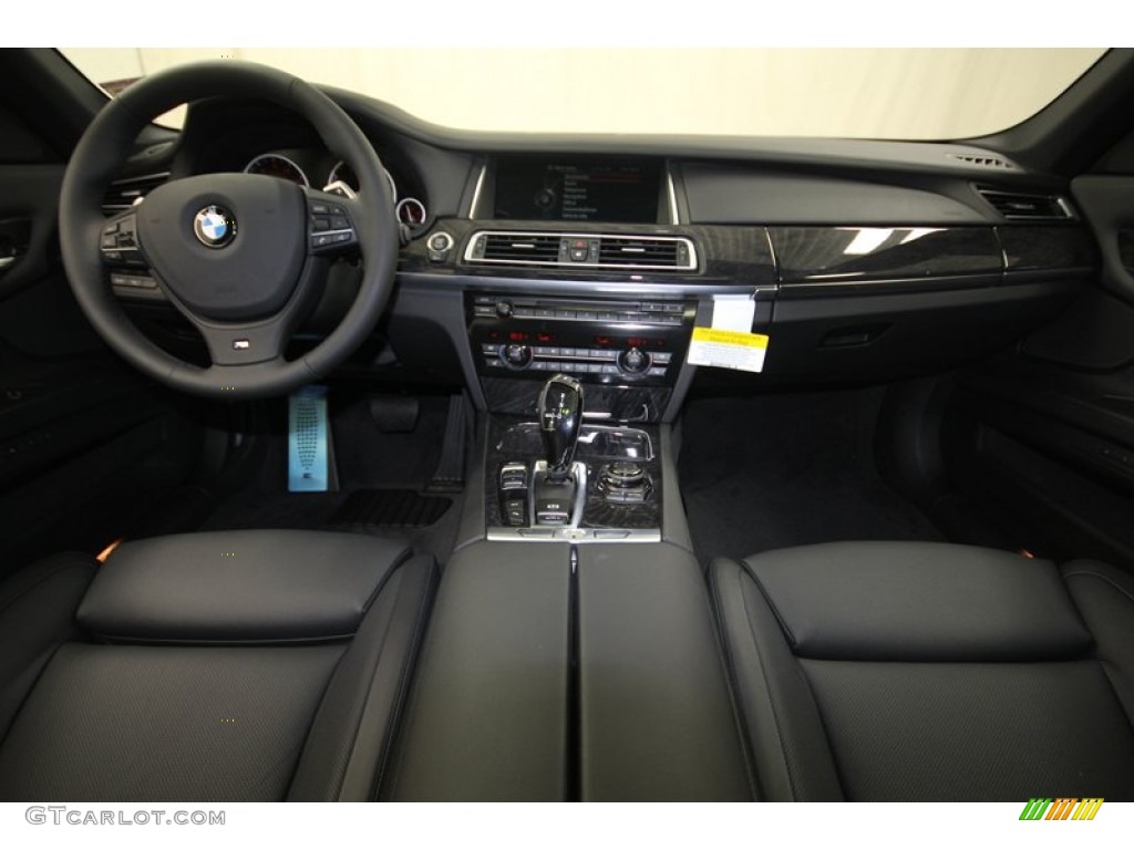 2013 7 Series 750i Sedan - Carbon Black Metallic / Black photo #4